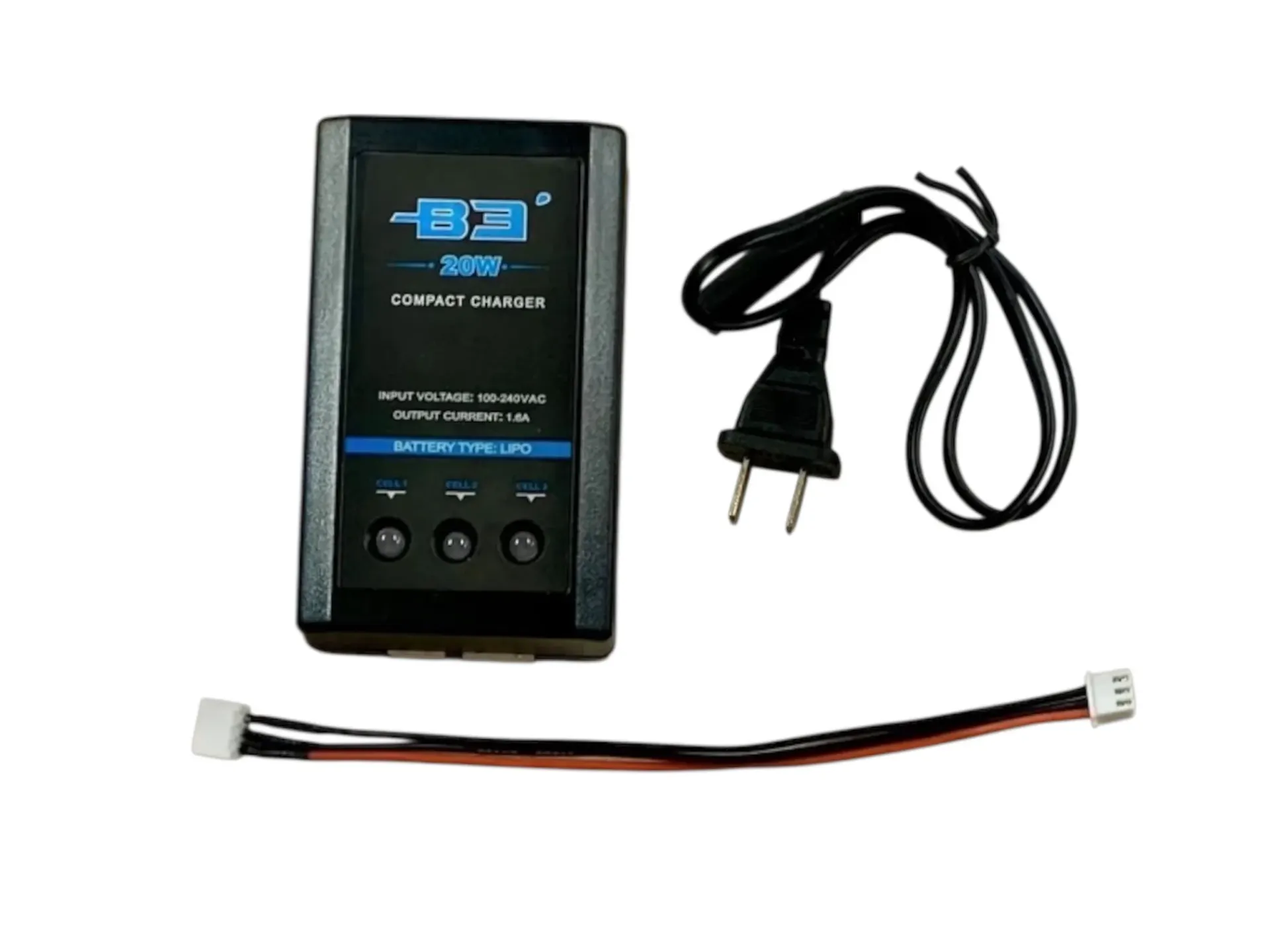[C-E-Acc-LipoCharger-2S3S20W] 2S and 3S 20 Watt Lipo Charger