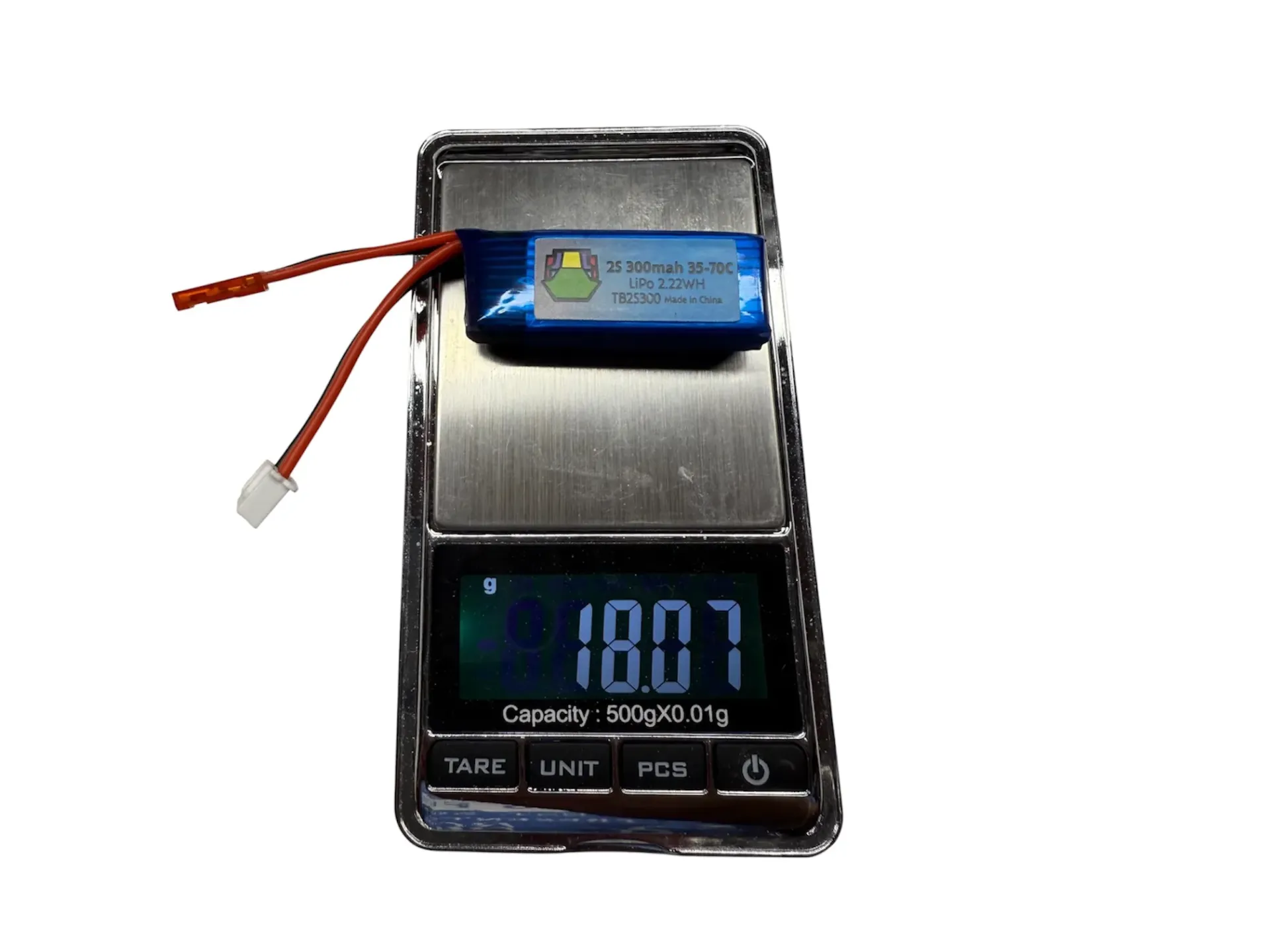 [C-E-Batts-Lipo-2S-300-TBbudg] 2S 300mah Turnabot Budget Lipo Battery 35-70C